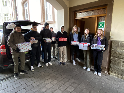 Anlieferung der Geschenke