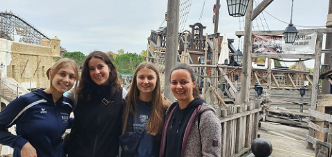 Gruppenbild im Europapark