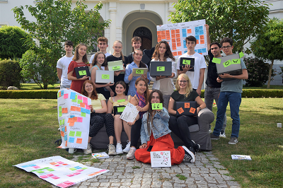 Mara Strohm bei der Schülerakademie